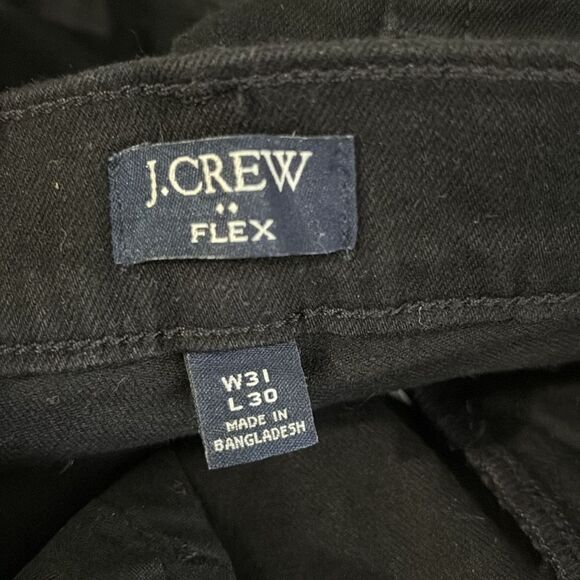 J Crew Flex Skinny Jeans Mens Size 31x30 In Black - Picture 6 of 11